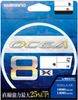 Dây Shimano Ocea 8, từ 300m đến 500m, từ số 1.5 đến số 12.0.