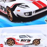  HOT WHEELS BASIC - FORD GT WHITE - HYY92 
