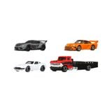  HOT WHEELS PREMIUM COLLECTOR SET 4 CHIẾC PORSCHE & SUPRA & 240Z & HAULER - JBM05 