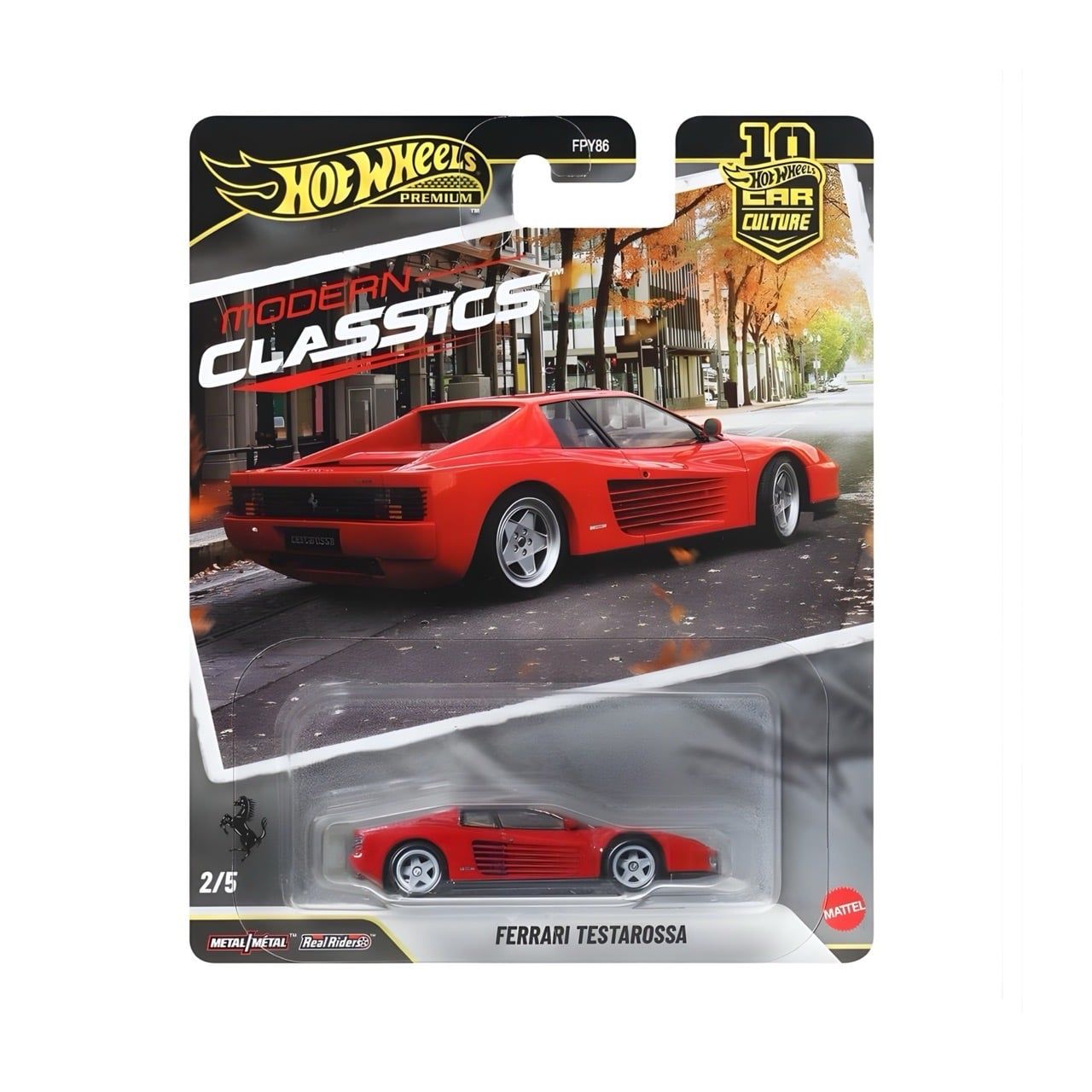 HOT WHEELS PREMIUM - MODERN CLASSICS FERRARI TESTAROSSA CAR