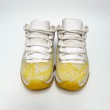  NIKE AIR JORDAN 11 RETRO LOW YELLOW SNAKESKIN (W) AH7860-107 