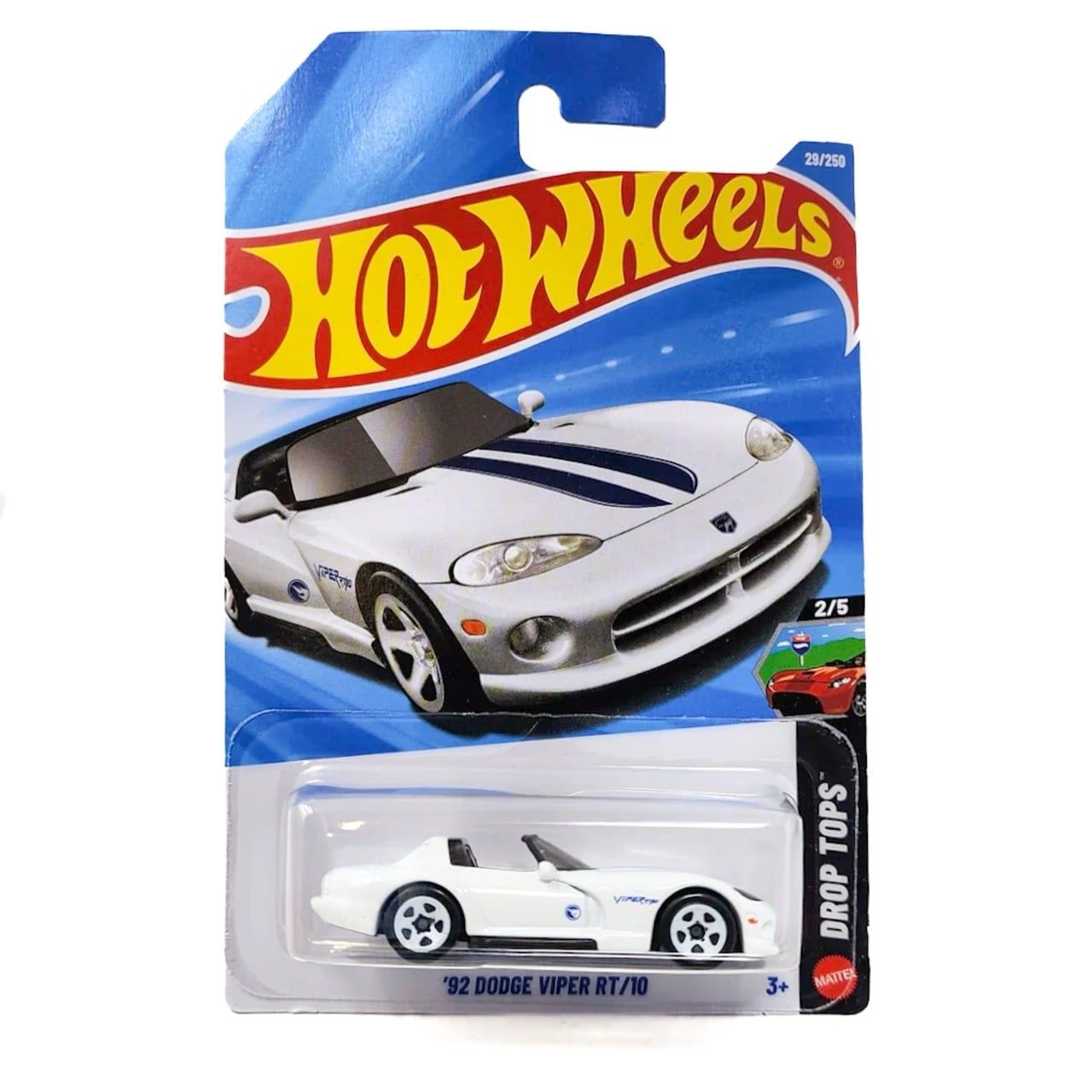  HOT WHEELS BASIC - [ TH ] ‘92 DODGE VIPER RT/10 TREASURE HUNT - JJM01 