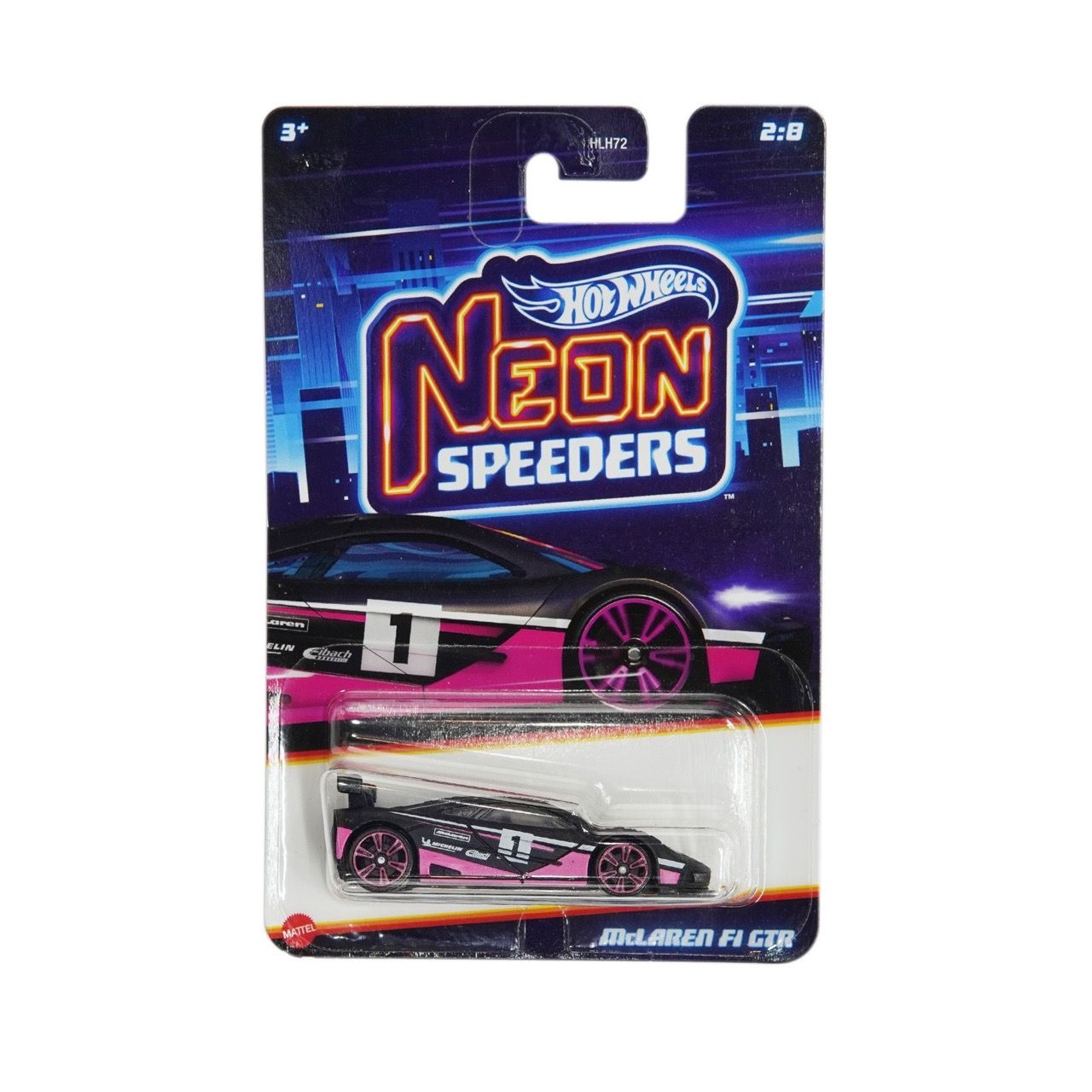  HOT WHEELS NEON McLAREN F1 GTR HRW76 