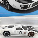  HOT WHEELS BASIC - FORD GT40 WHITE - HTC51 