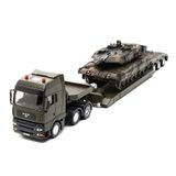  SIKU - 1/87 LOW LOADER WITH TANK XE ĐẦU KÉO KÈM XE TĂNG - SIKU 8317 
