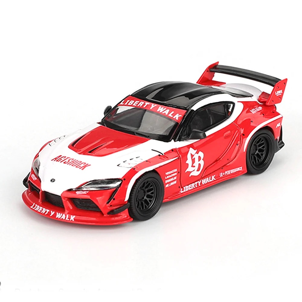MINI GT - 1/64 LB WORKS TOYOTA GR SUPRA RED WHITE - 1103 – aesnkrs