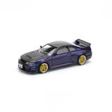  POP RACE - 1/64 NISSAN SKYLINE GT-R R33 NISMO MIDNIGHT PURPLE - PR64256 