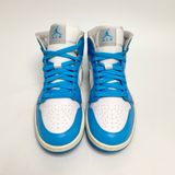  NIKE AIR JORDAN 1 MID DARK POWDER BLUE - BQ6472-400 