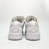  NIKE AIR JORDAN 1 LOW QUILTED WHITE DB6480-100 