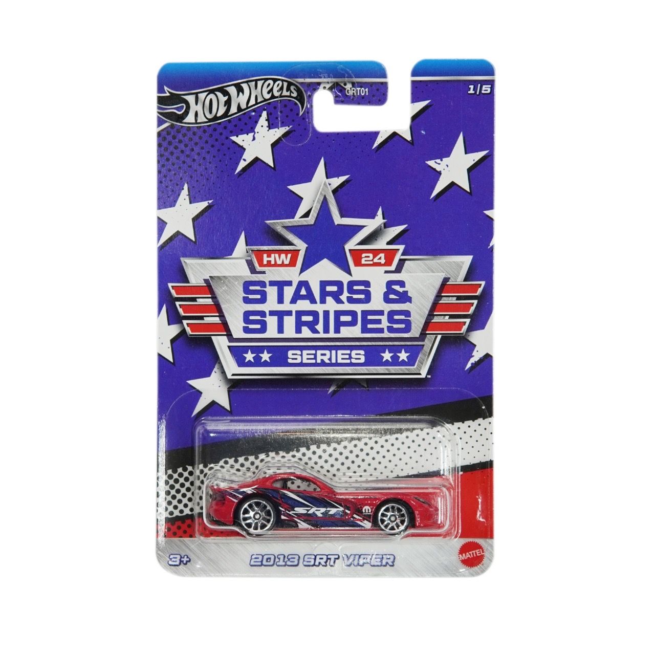  HOT WHEELS SILVER 2023 SRT VIPER HRW62 