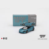  MINI GT McLaren 750S Spider Belize Blue (loose) 812 