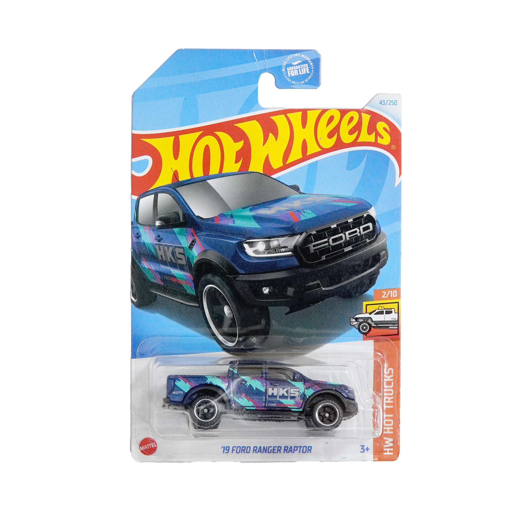  HOT WHEELS BASIC '19 FORD RANGER RAPTOR HTD05 