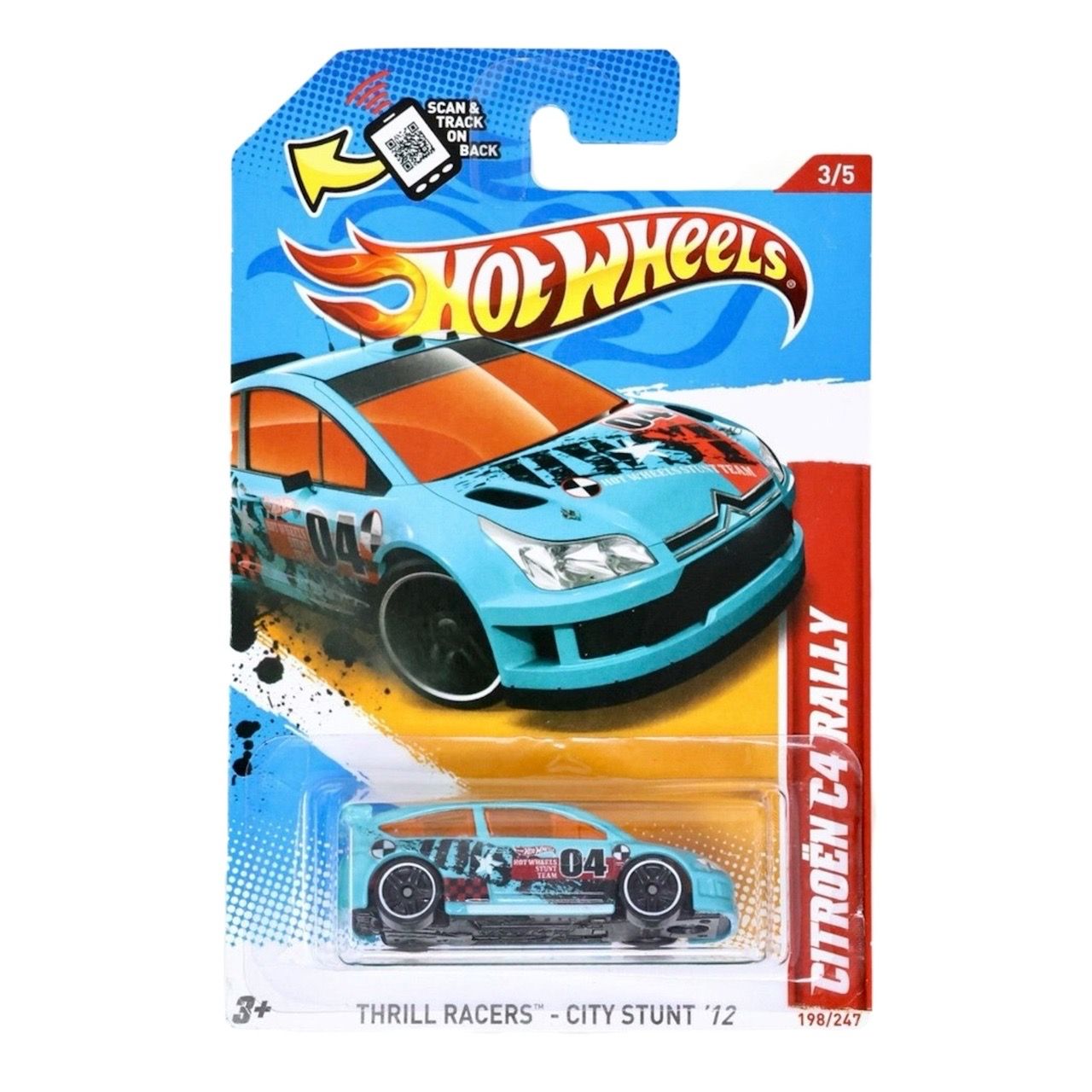  HOT WHEELS BASIC - THRILL RACER CITY STUNT 12 - V5612 