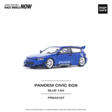  POP RACE - PANDEM HONDA CIVIC EG6 V1.5 METALLIC BLUE - PR64127 
