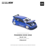  POP RACE - PANDEM HONDA CIVIC EG6 V1.5 METALLIC BLUE - PR64127 