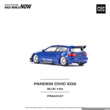  POP RACE - PANDEM HONDA CIVIC EG6 V1.5 METALLIC BLUE - PR64127 