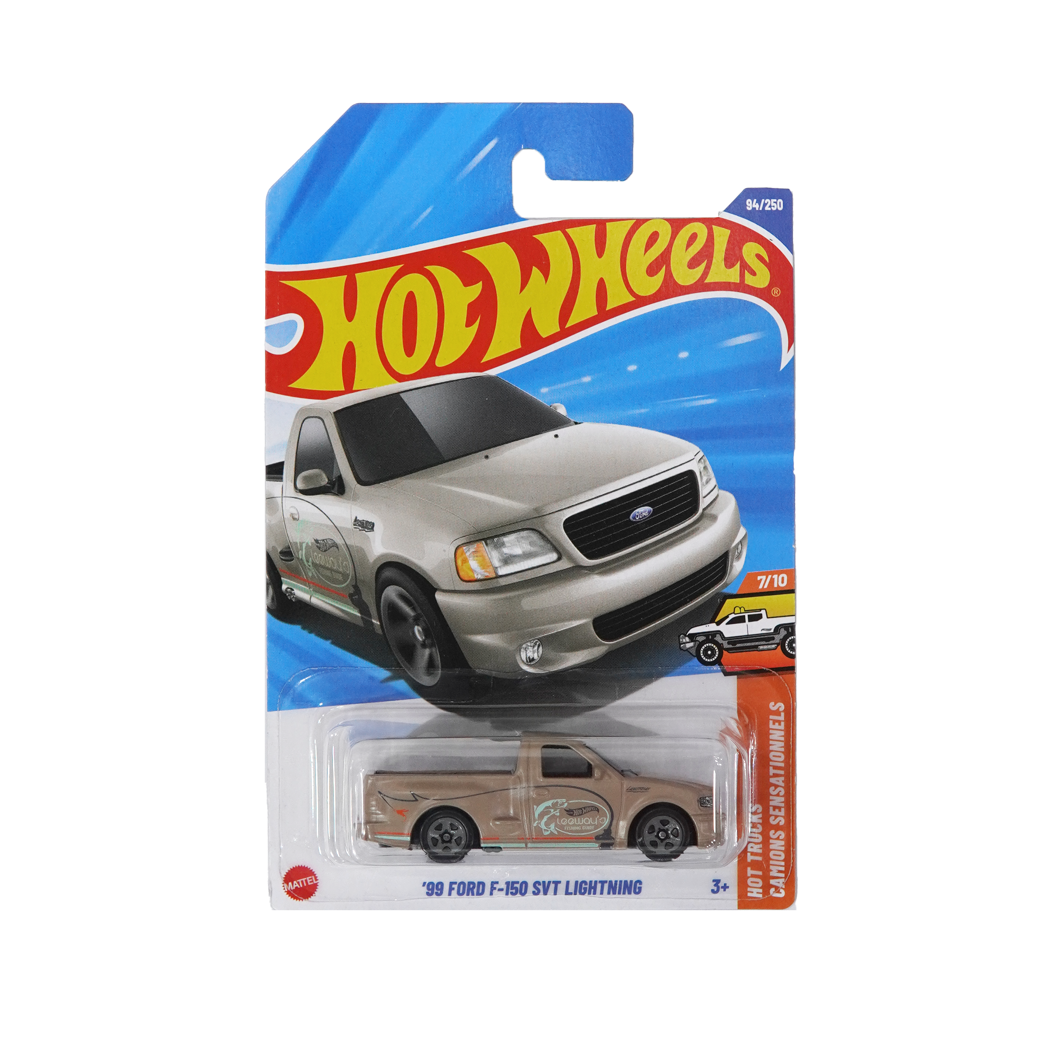  HOT WHEELS BASIC '99 FORD F-150 SVT LIGHTNIG JBB53 