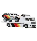  HOT WHEELS PREMIUM - SET TEAM TRANSPORT FLEET STREET VS TOYOTA OFF-ROAD TRUCK - HRV39 