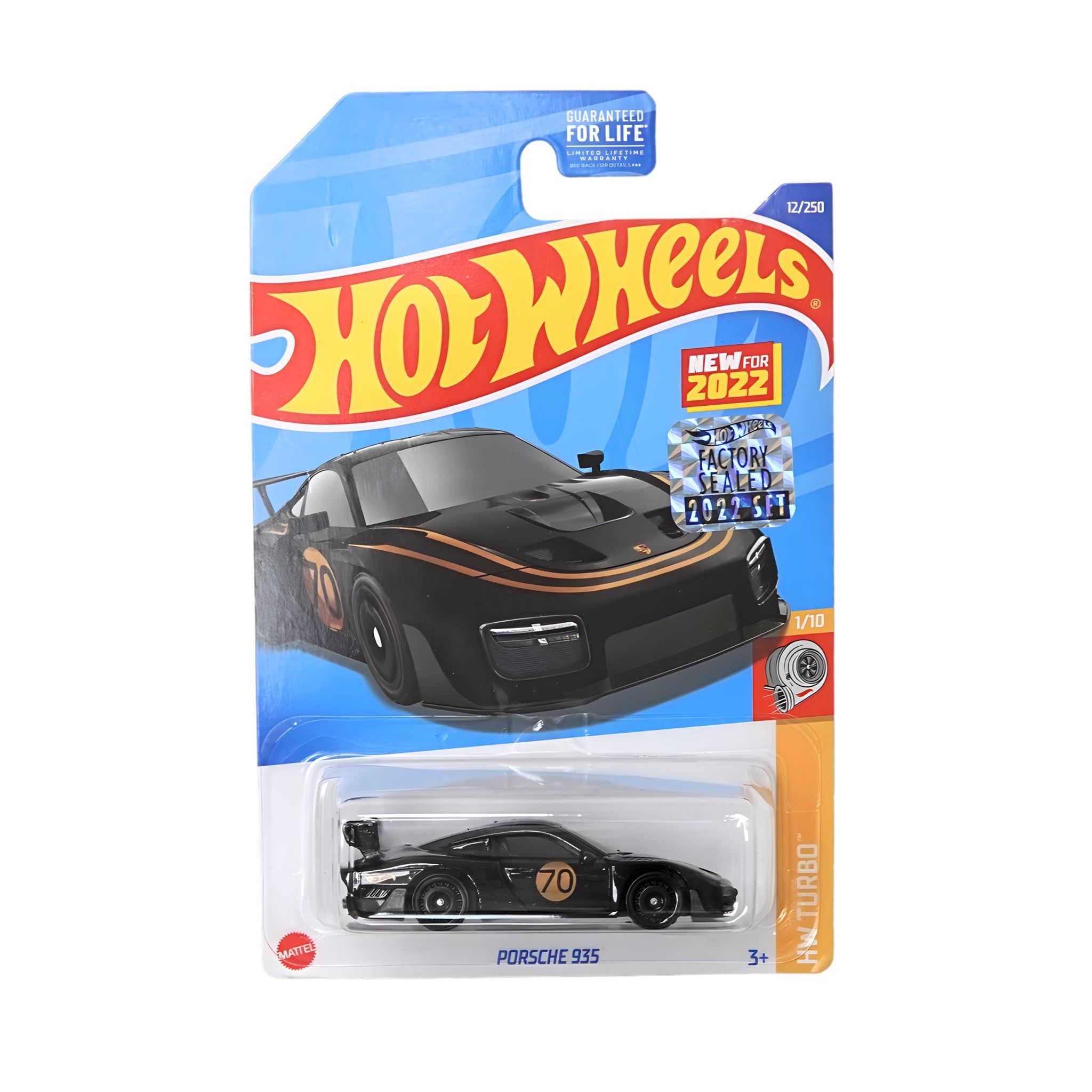  HOT WHEELS FACTORY SEALED - PORSCHE 935 BLACK - HCW73 