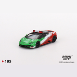  MINI GT - Lamborghini Huracan Evo - Bologna Airport 2020 Follow Me Car - 193 