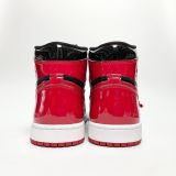  NIKE AIR JORDAN 1 RETRO HIGH OG PATENT BRED 555088 063 