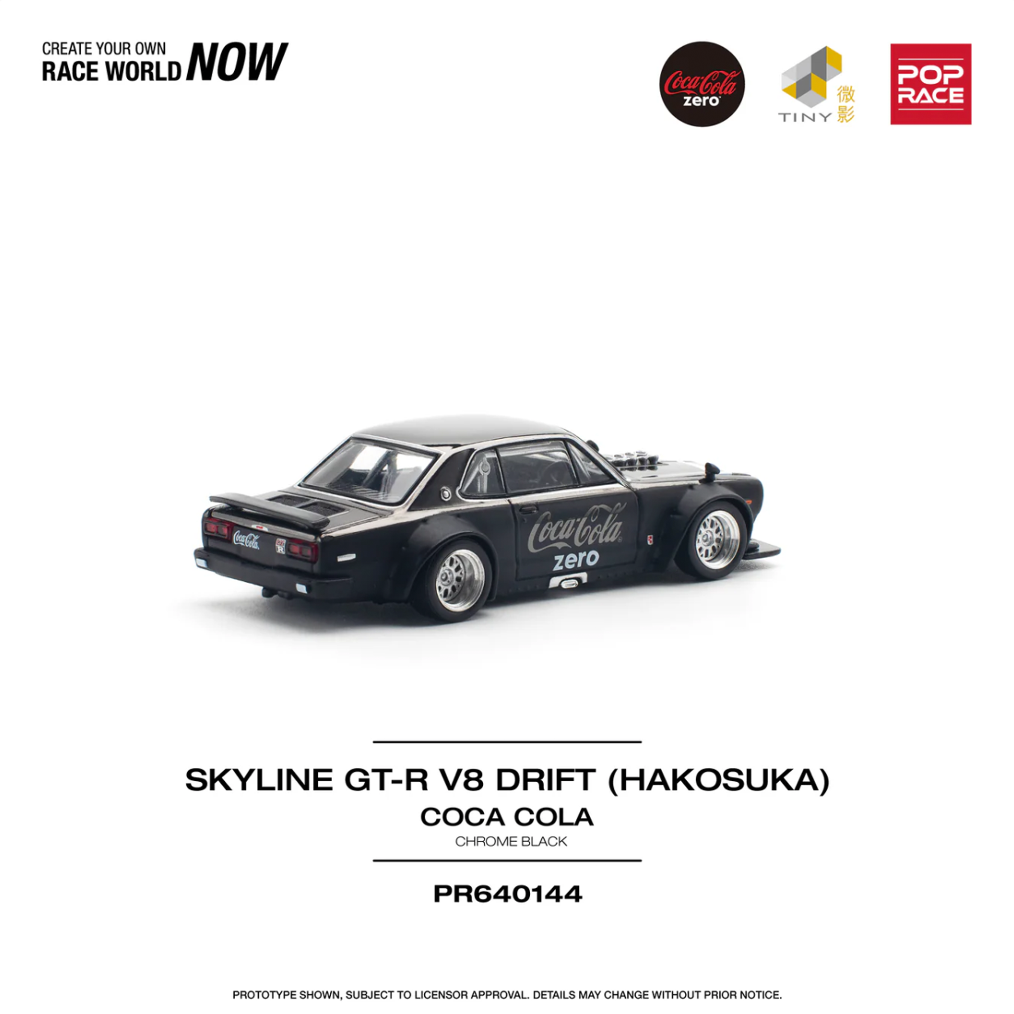 POPRACE - NISSAN SKYLINE GT-R V8 DRIFT HAKOSUKA COCA COLA