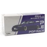  POP RACE - 1/64 NISSAN SKYLINE GT-R R33 NISMO MIDNIGHT PURPLE - PR64256 