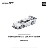  POPRACE - MERCEDES BENZ CLK GTR SILVER - PR64158 