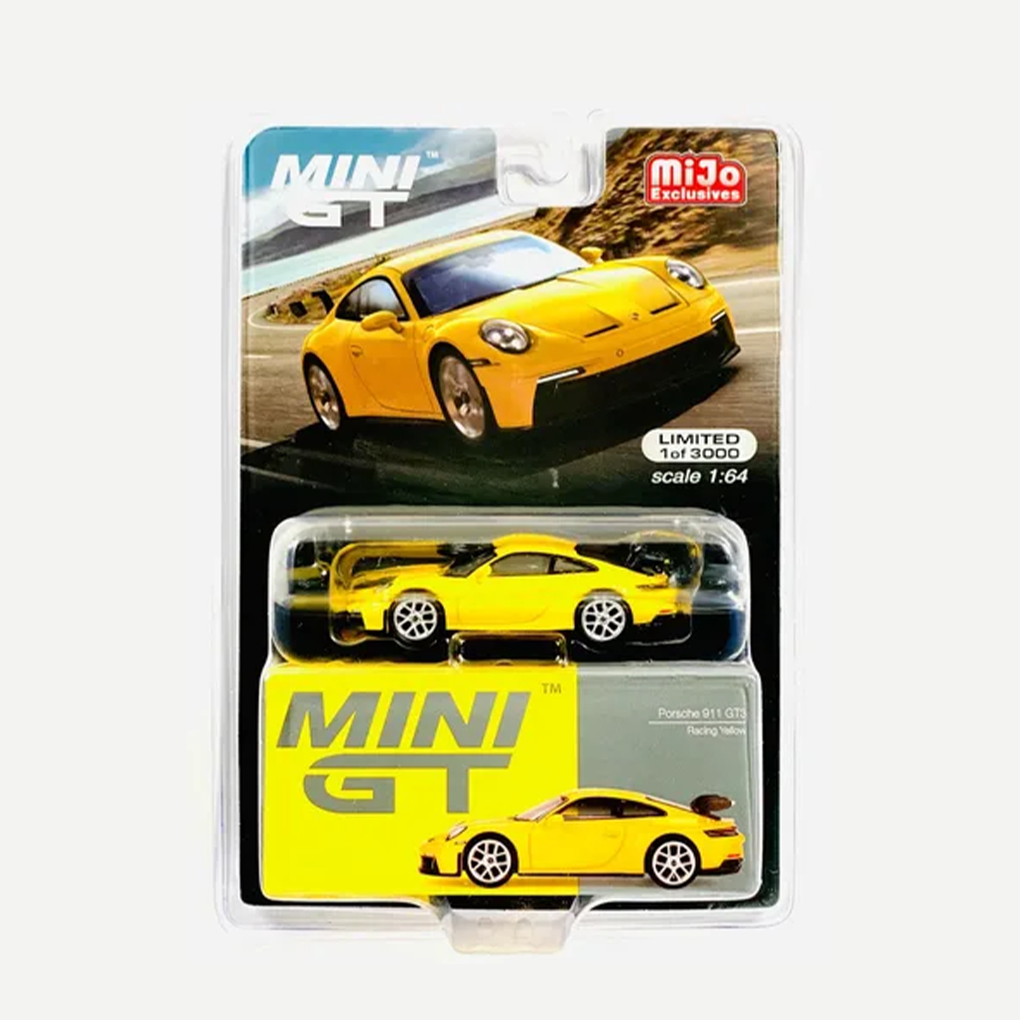 MINI GT Porsche 911 GT3 Racing Yellow 565 – aesnkrs