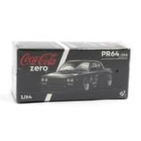  POP RACE - NISSAN SKYLINE GT-R V8 DRIFT HAKOSUKA COCA COLA ZERO BLACK CHROME - PR64144 
