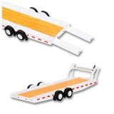  MINI GT - CAR HAULER TRAILER TYPE C WHITE - AC21 