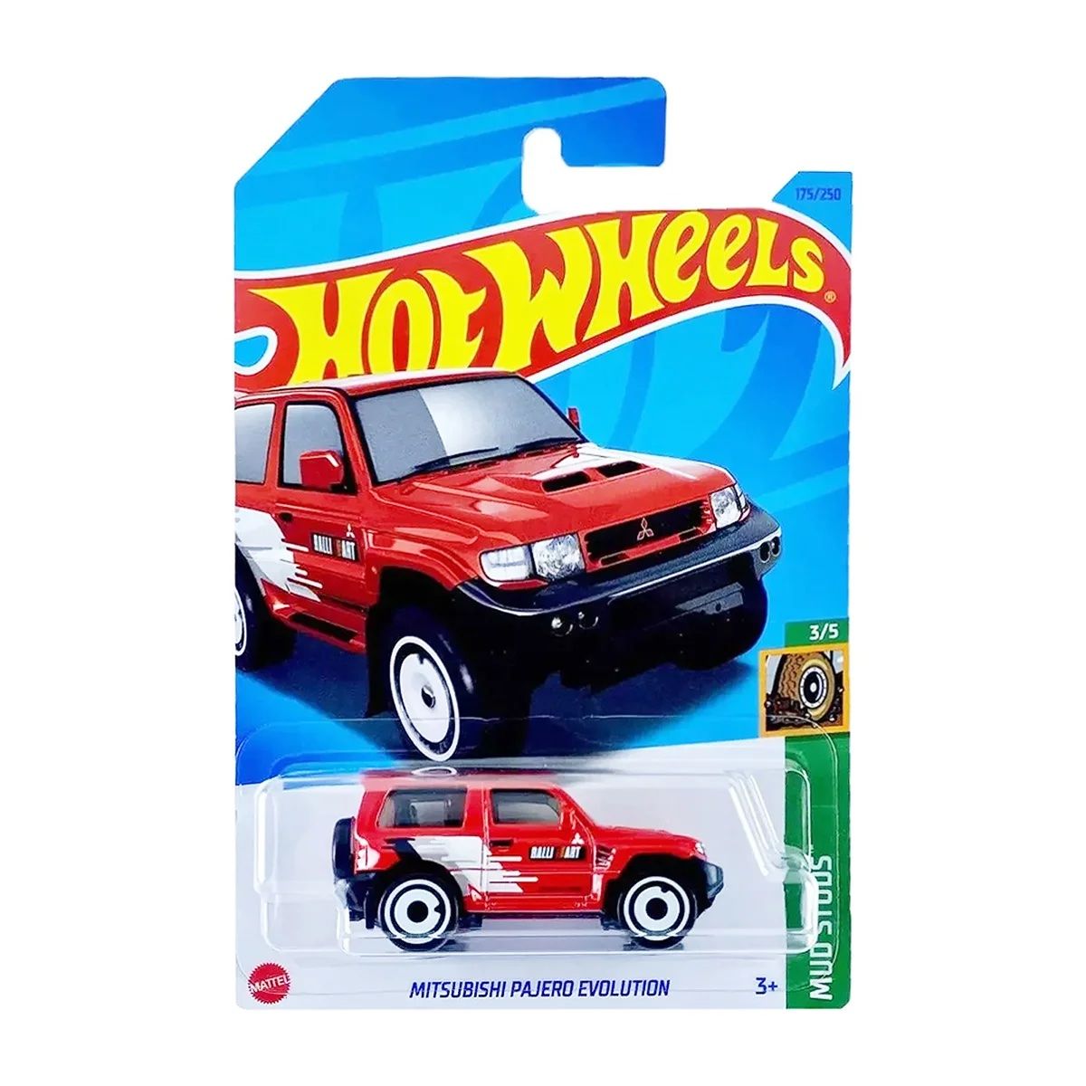  HOT WHEELS BASIC - MITSUBISHI PAJERO EVOLUTION - HKG47 
