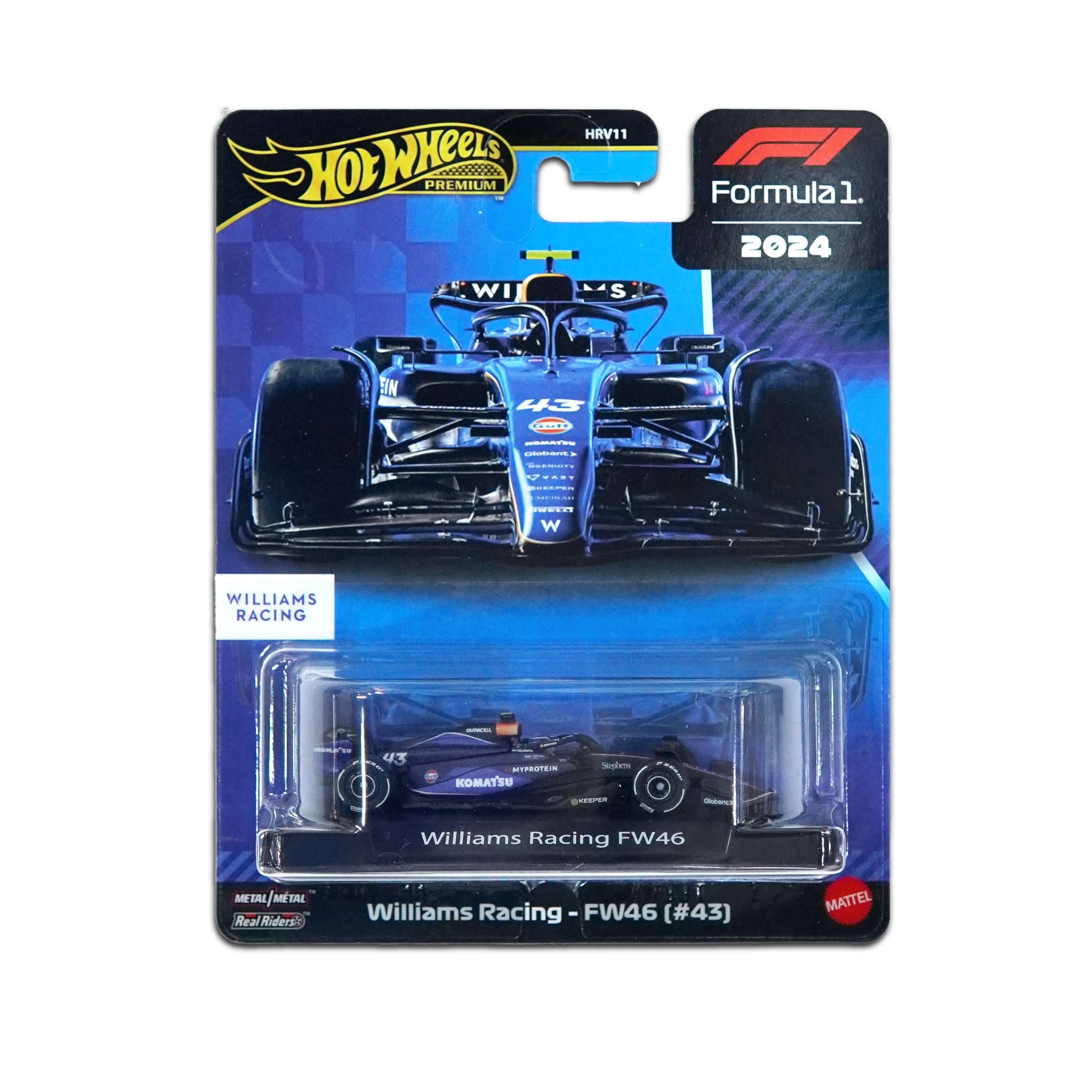  HOT WHEELS PREMIUM WILLIAMS RACING-FW46 F1 [#43] JBM20 