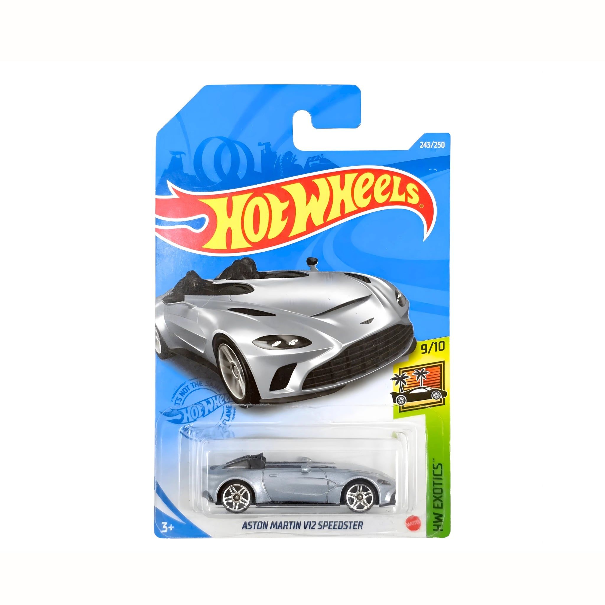  HOT WHEELS HW EXOTICS - ASTON MARTIN V12 SPEEDSTER GREY - GRX58 