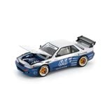  POP RACE - 1/64 NISSAN PANDEM SILVIA S13 MOONTECH BLUE - PR64264 