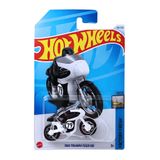  HOT WHEELS BASIC - 1966 TRIUMPH TIGER 100 WHITE - HRY62 