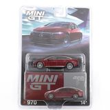  MINI GT - MERCEDES-BENZ EQS 580 4MATIC RED METALLIC - 970 