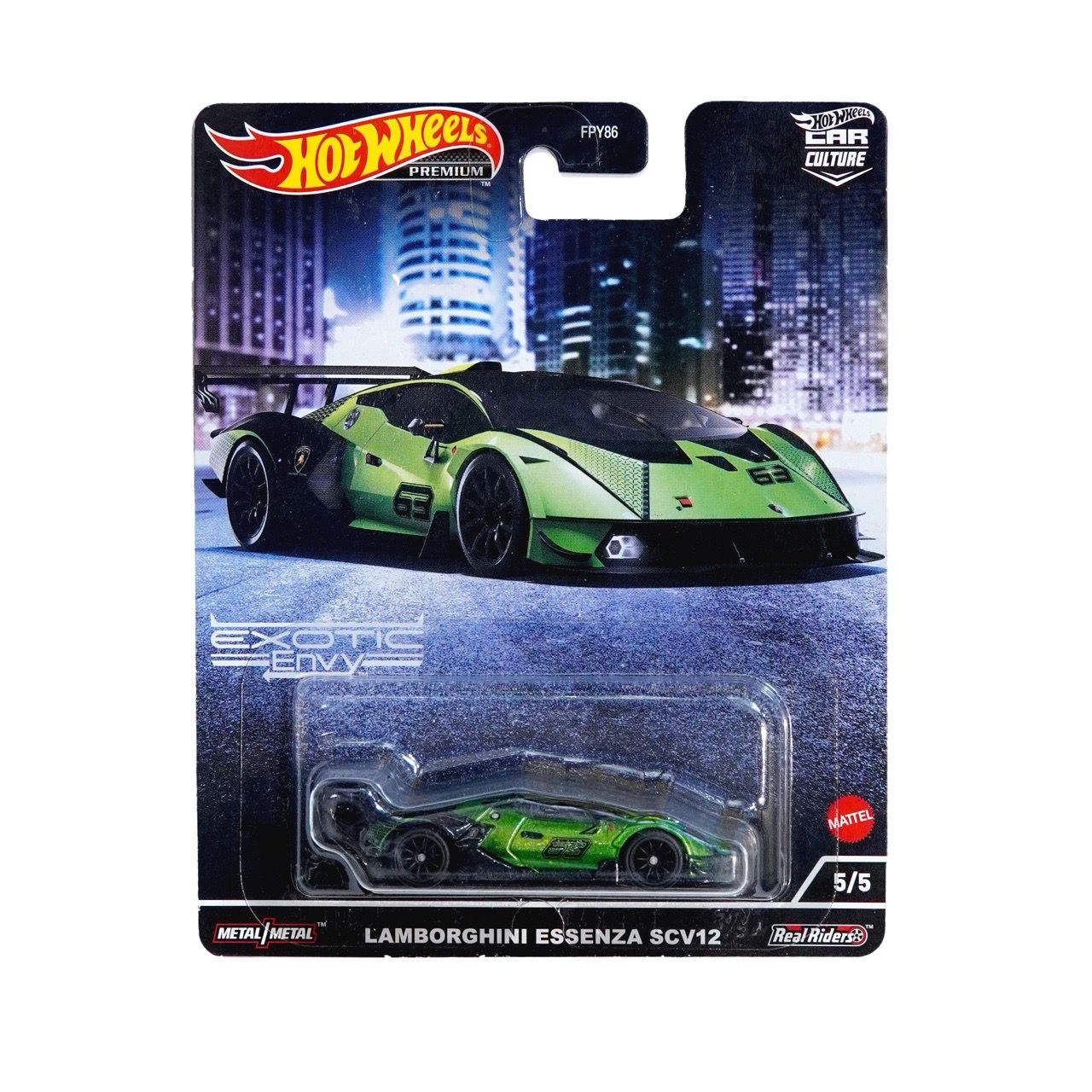  HOT WHEELS PREMIUM LAMBORGHINI ESSENZA SCV12 HCJ29 