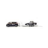  MINI GT - 1/64 PORSCHE 911 DAKAR #718 AND VOLKSWAGEN ID BUZZ PORSCHE CENTRUM GELDERLAND ROUGHROADS SET - MGTS0019 