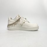  NIKE AIR FORCE 1 LOW WHITE MINI GOLD SWOOSHES FV3654-111 