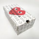  CONVERSE COMME DES GARÇONS PLAY X CHUCK 70 LOW BLACK RED A01795C 