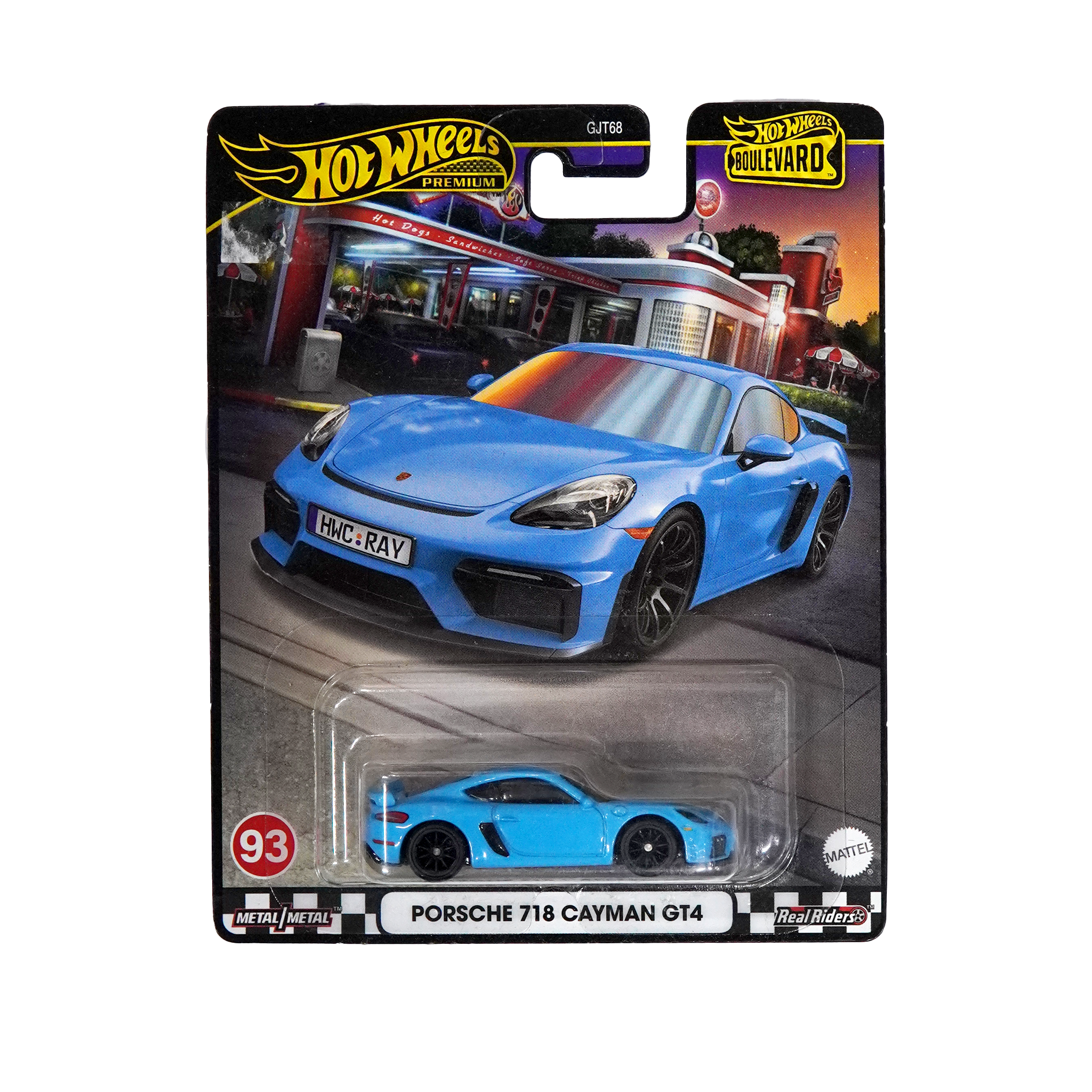  HOTWHEELS PREMIUM PORSCHE 718 CAYMAN GT4 HRT71 