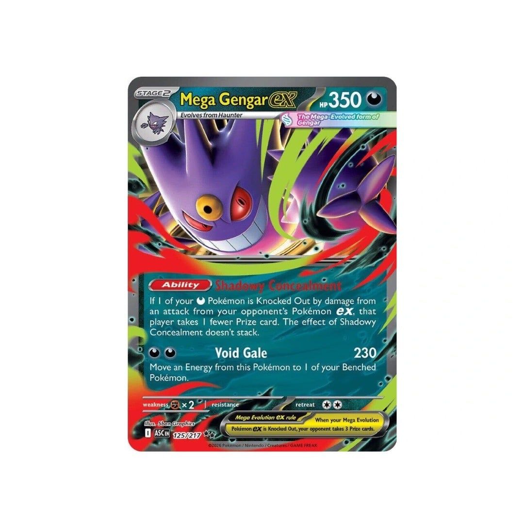  Mega Gengar EX 125/217 ME: Ascended Heroes ASC 