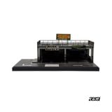  SCJ DIORAMA - 1/64 SAFEWORK DOUBLE-DECK PARKING WORKSHOP SHOU CANG JIA DIORAMA BÃI ĐỖ XE 2 TẦNG  - SCJ82042 