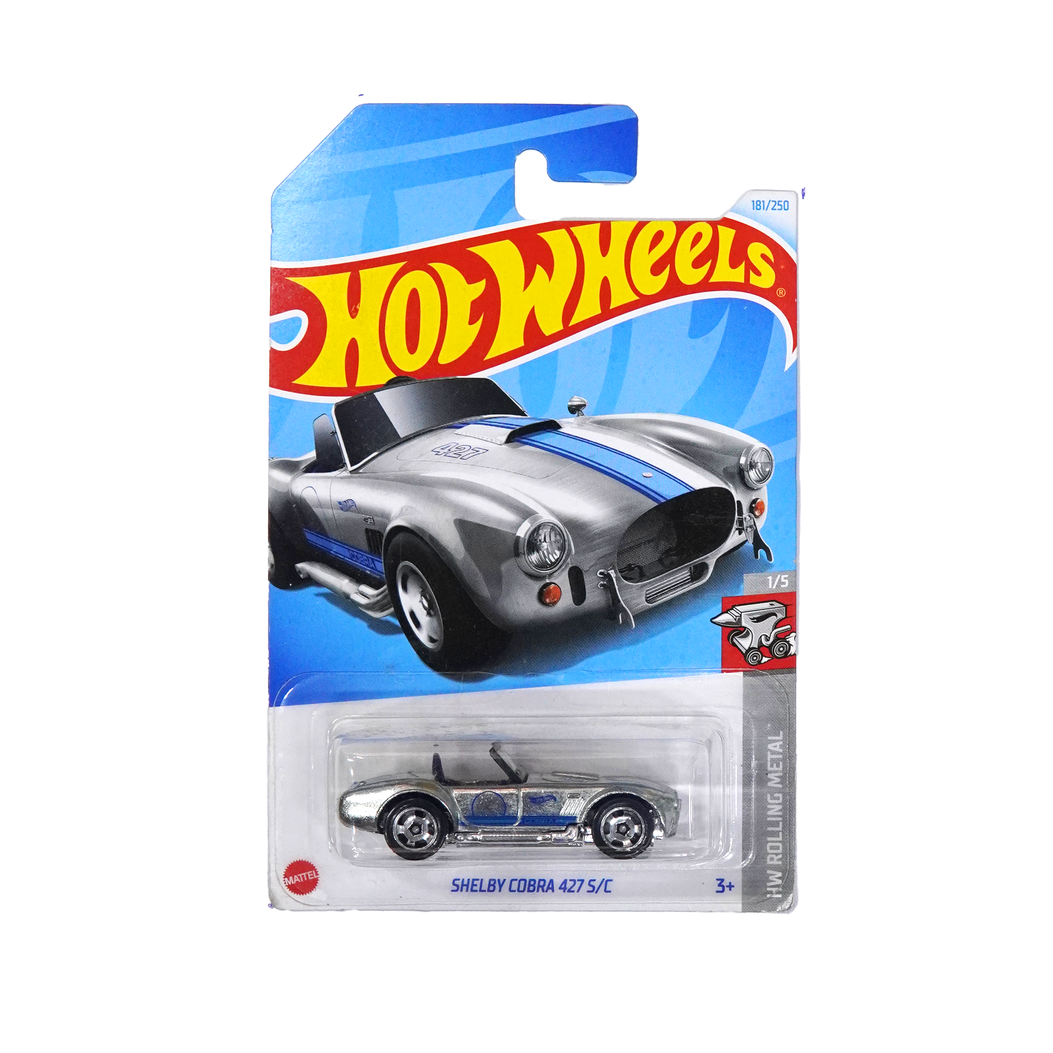  HOT WHEELS BASIC SHELBY COBRA 427 S/C HTB53 
