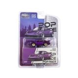  POP RACE - 1/64 PORSCHE RWB 997 PURPLE ENIGMA EXCLUSIVE - PRE015 