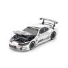  POP RACE - 1/64 TOP SECRET GT300 SUPRA SILVER CHROME - PR64325 