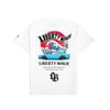  LBWK - ÁO LIBERTY WALK HINOMARU WAVE KENMERRY WHITE T-SHIRT - LB.HWKW 