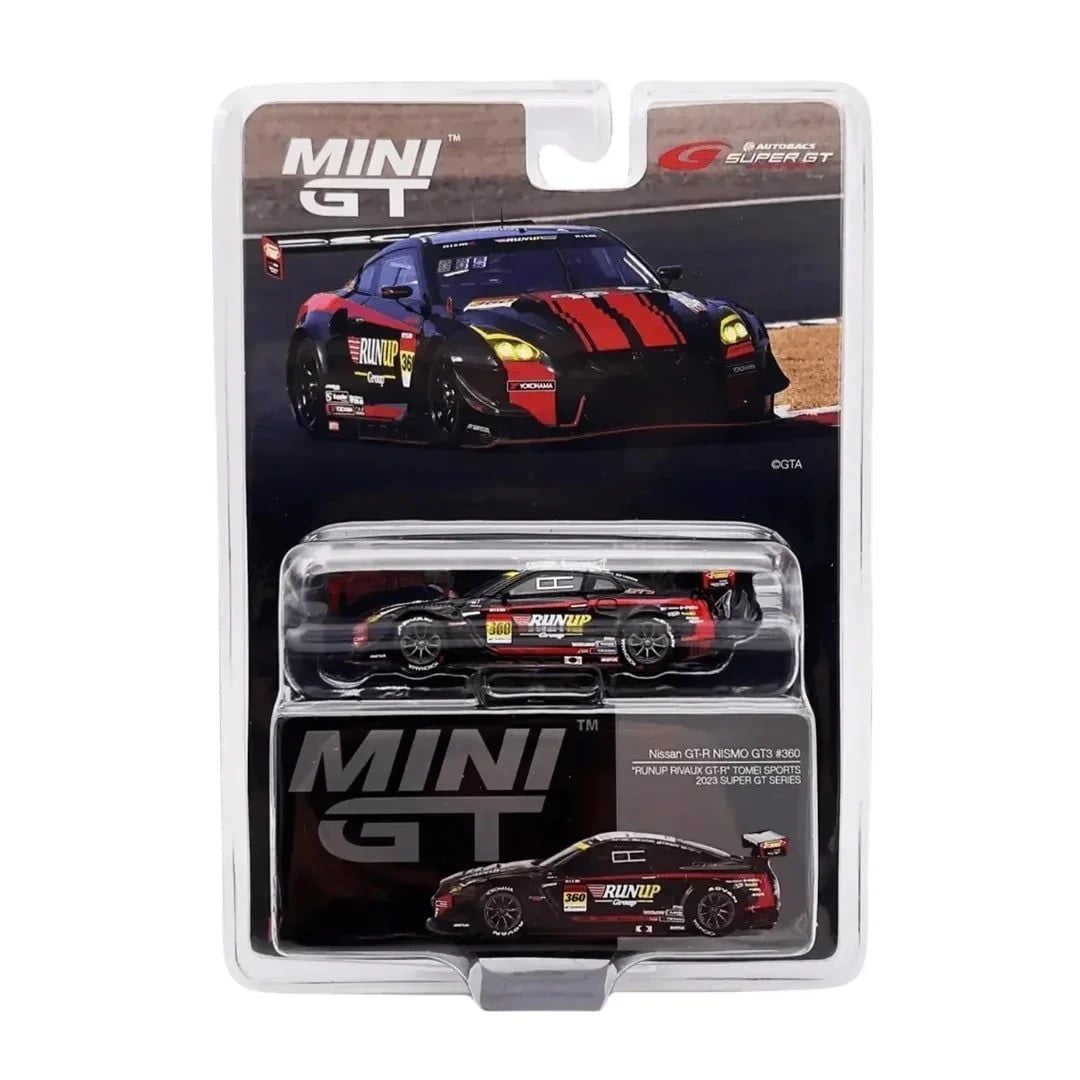  MINI GT - 1/64 NISSAN GT-R R35 NISMO GT3 2023 SUPER GT SERIES #360 RUNUP RIVAUX GT-R - 754 
