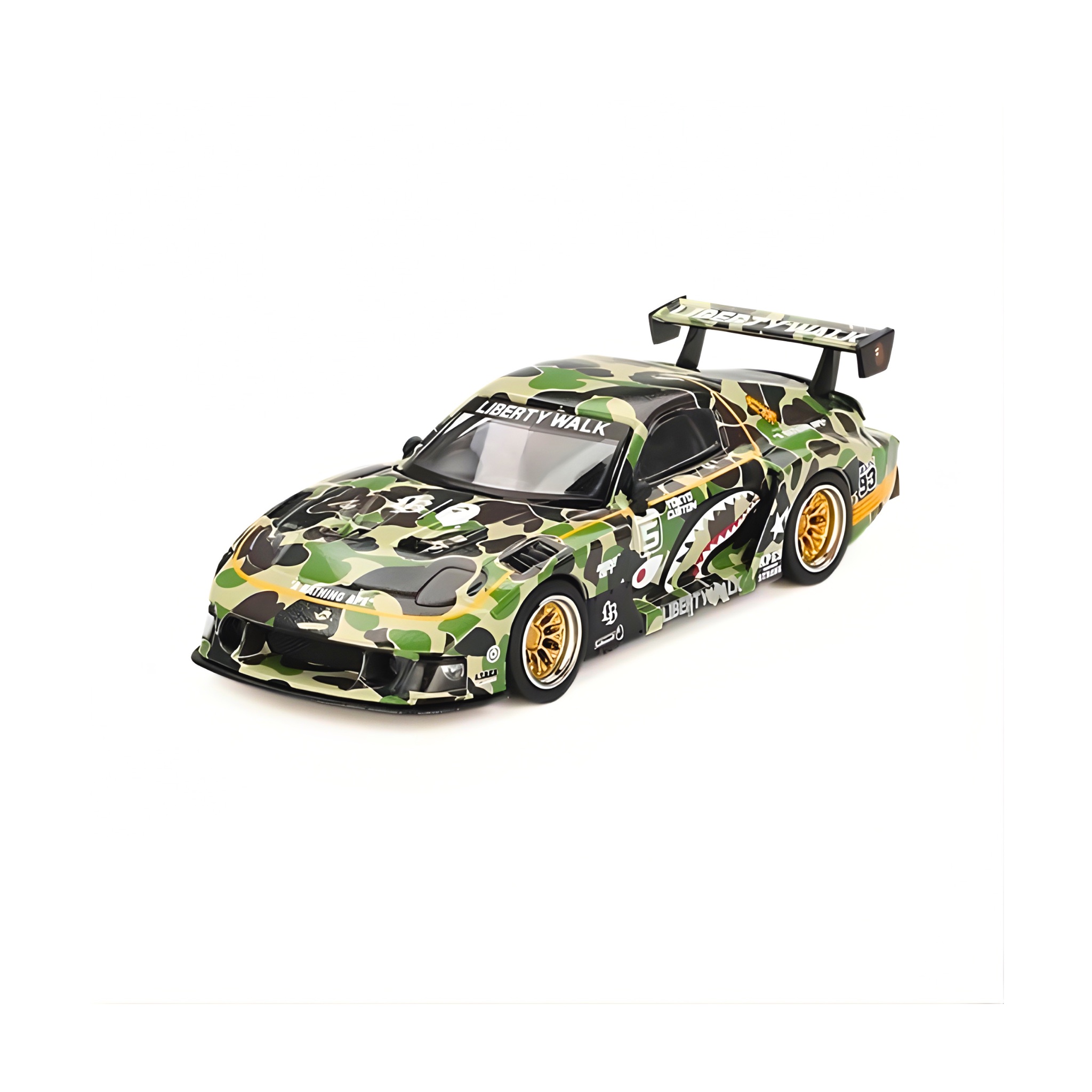 MINI GT - BAPE MAZDA RX-7 LB-Super Silhouette LBWK*A BATHING APE
